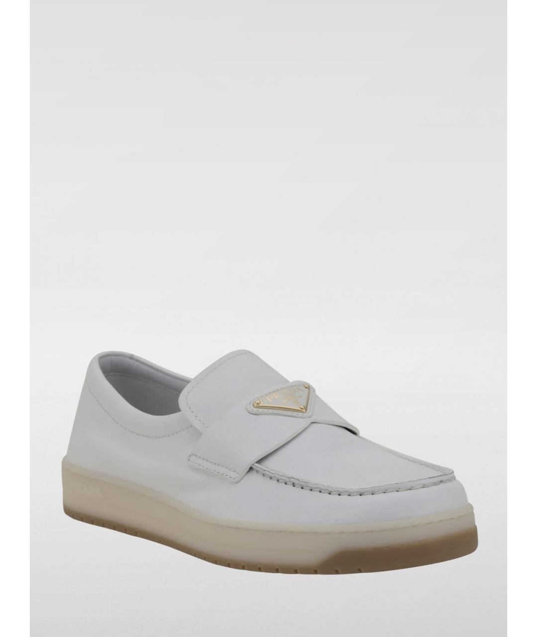 PRADA Серые лоферы, фото 2