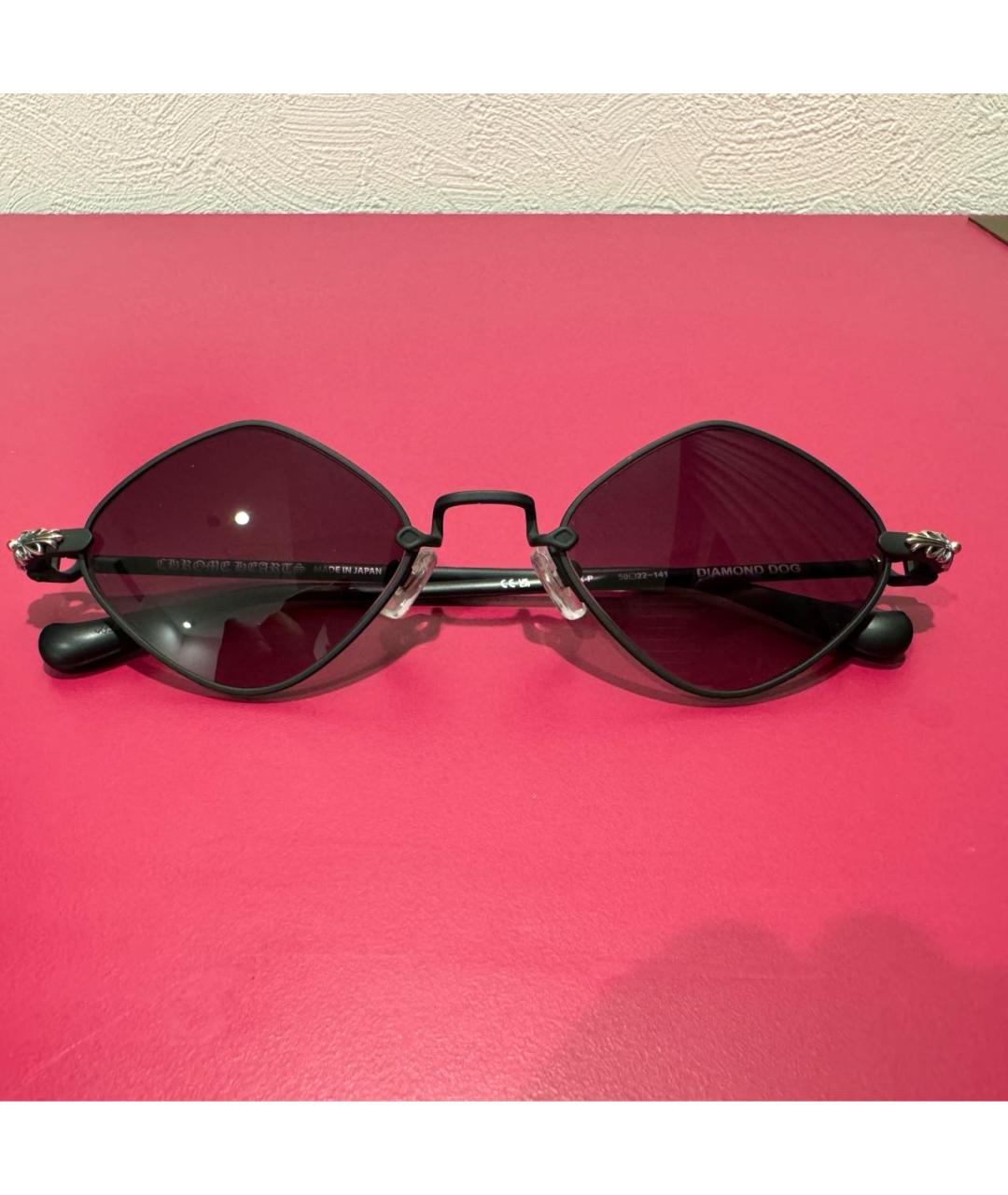 CHROME HEARTS Черные пластиковые солнцезащитные очки, фото 5
