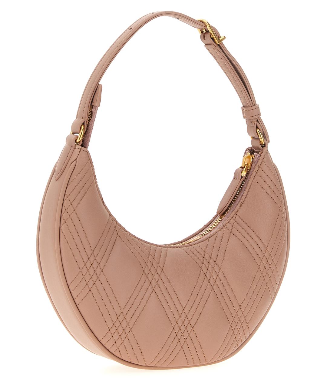 VALENTINO Розовая кожаная сумка через плечо, фото 2