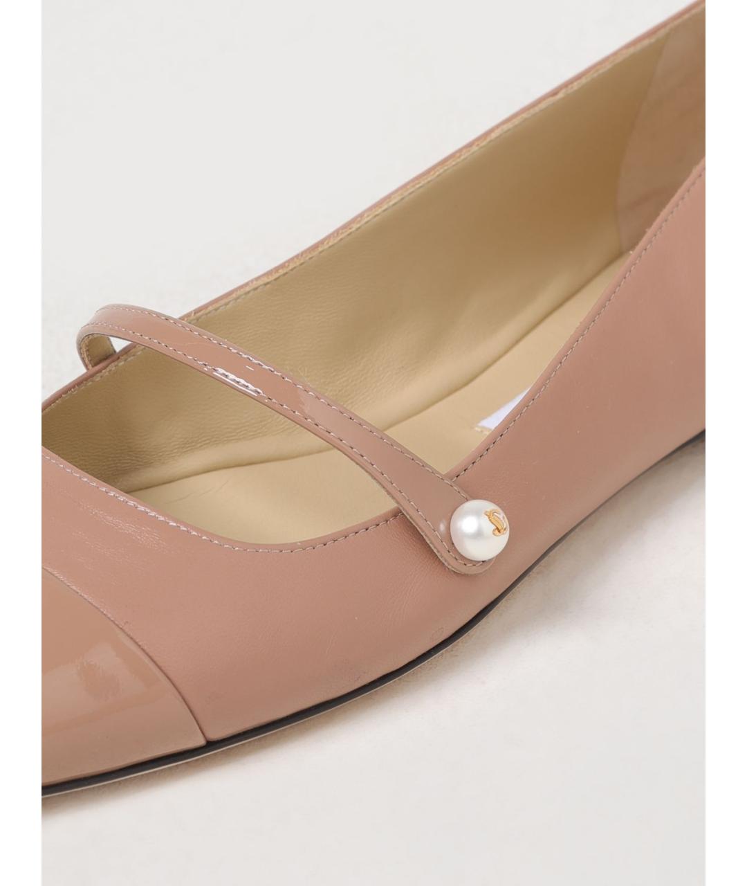 JIMMY CHOO Розовые балетки, фото 4
