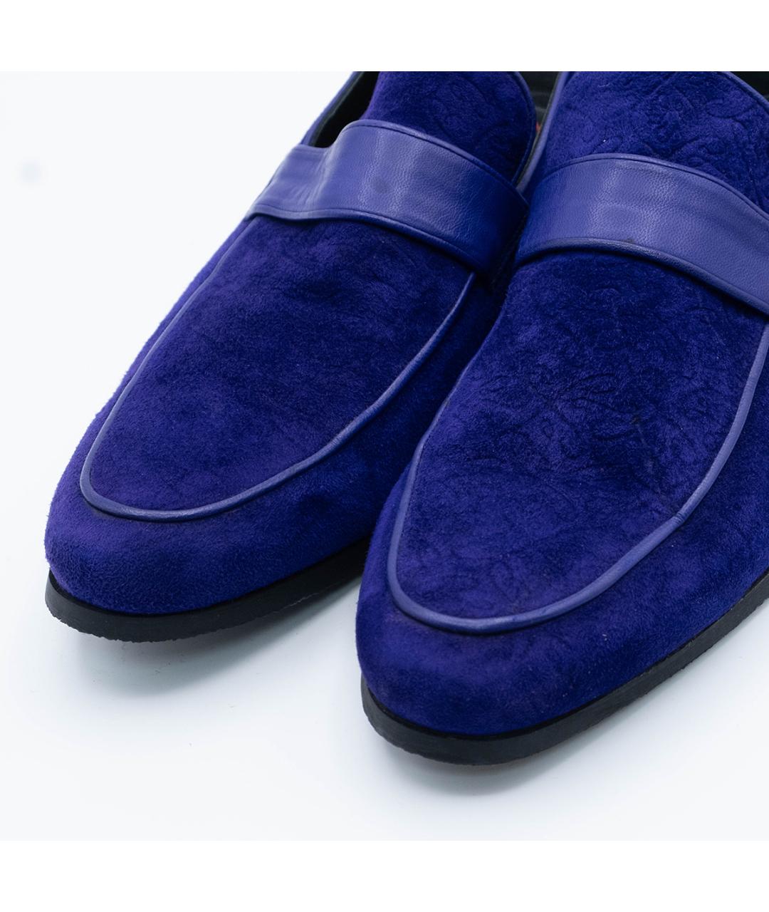 BRIONI Фиолетовые замшевые лоферы, фото 3