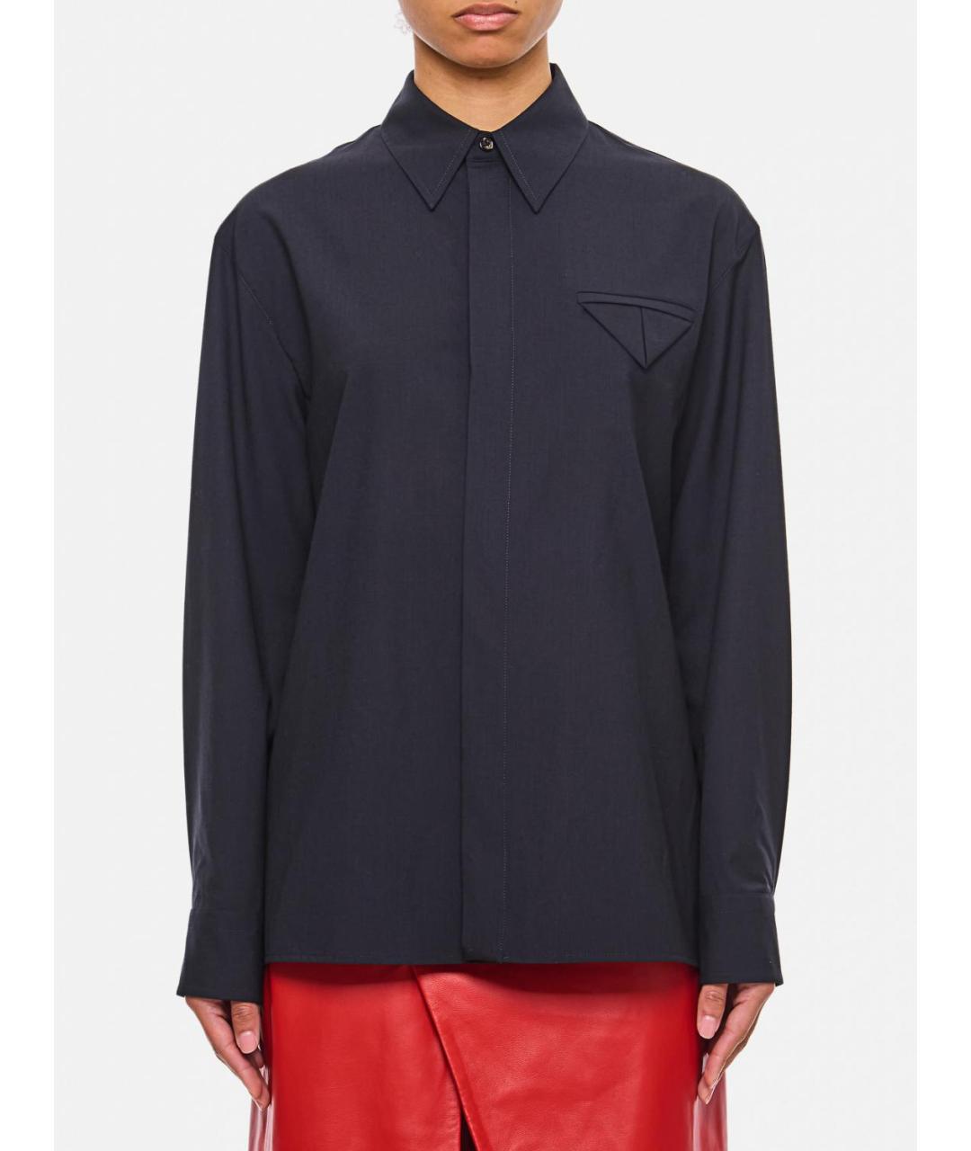 BOTTEGA VENETA Синяя рубашка, фото 2