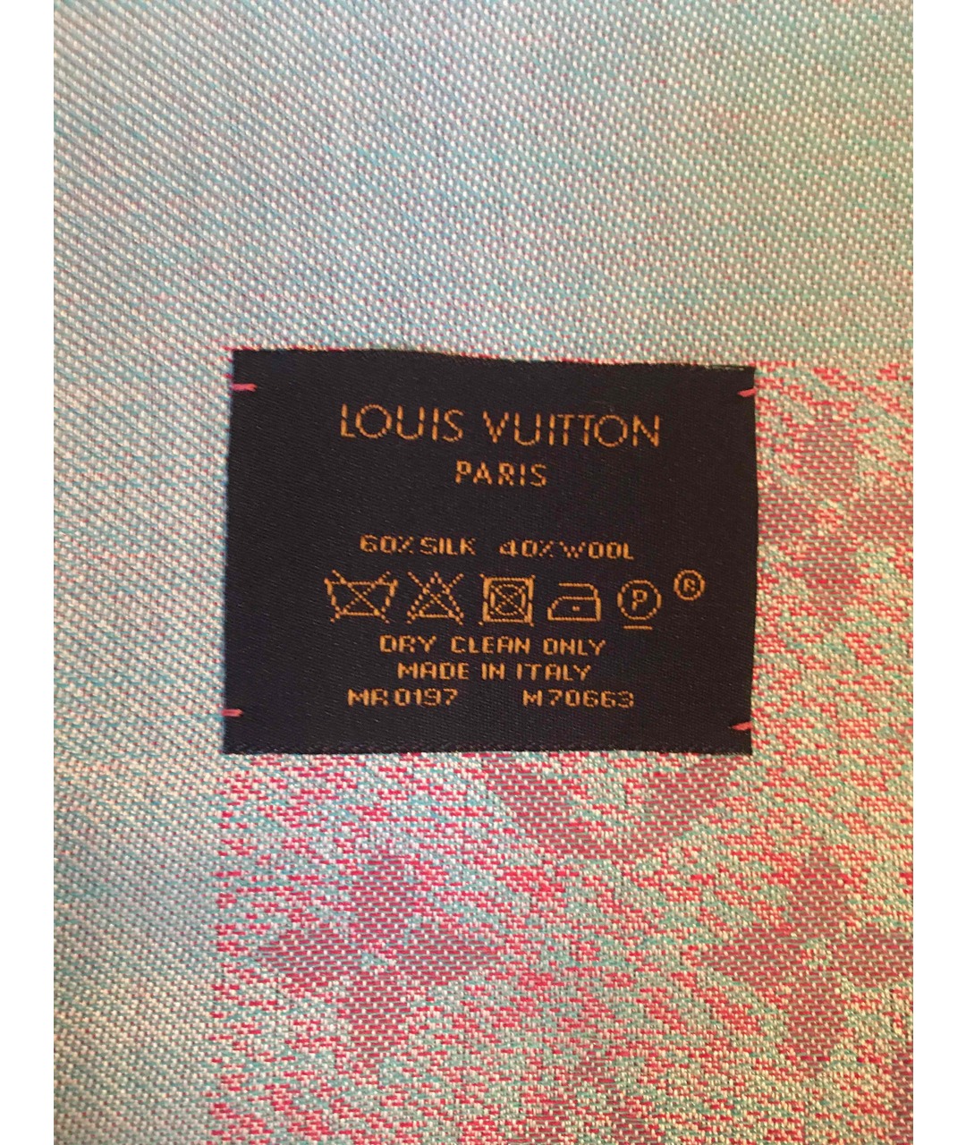 LOUIS VUITTON PRE-OWNED Мульти шелковый шарф, фото 3