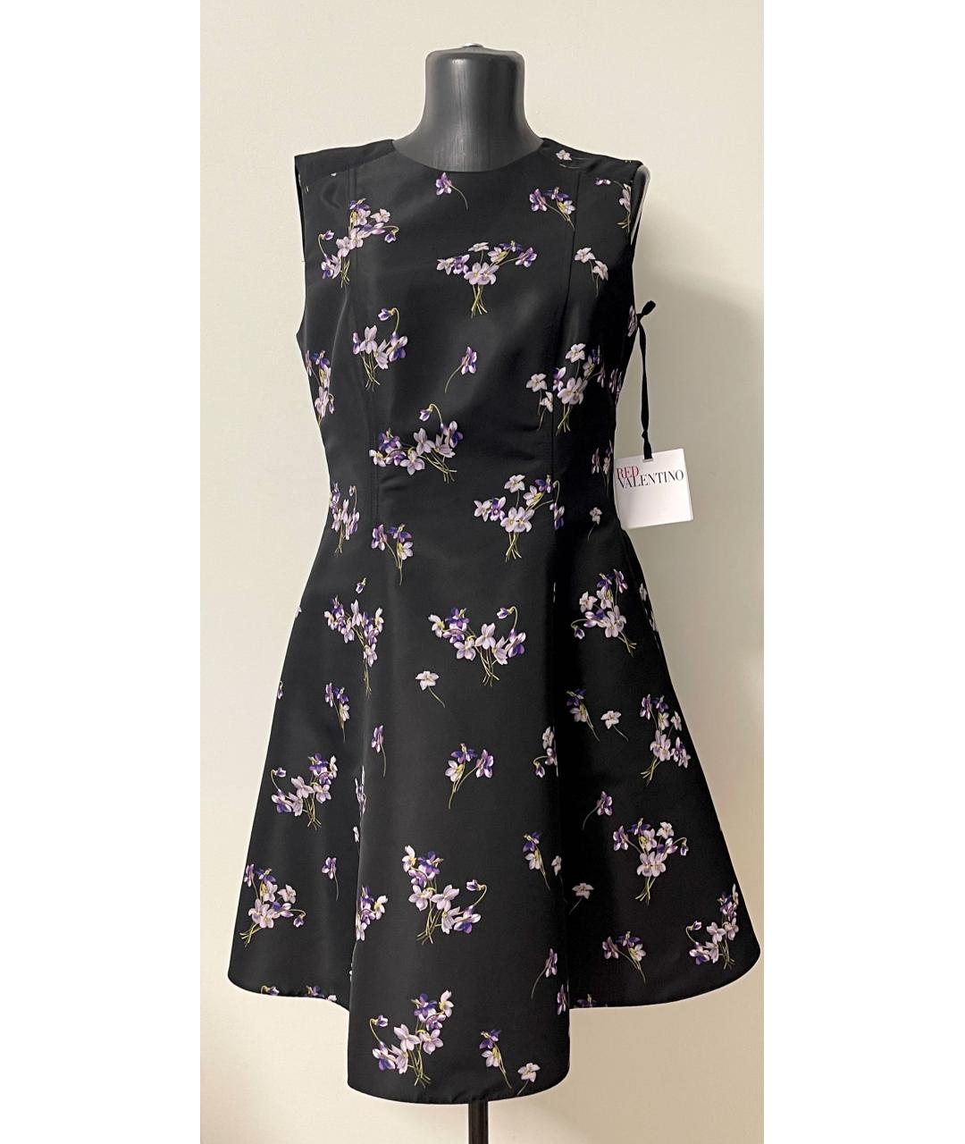 RED VALENTINO Черное платье, фото 9
