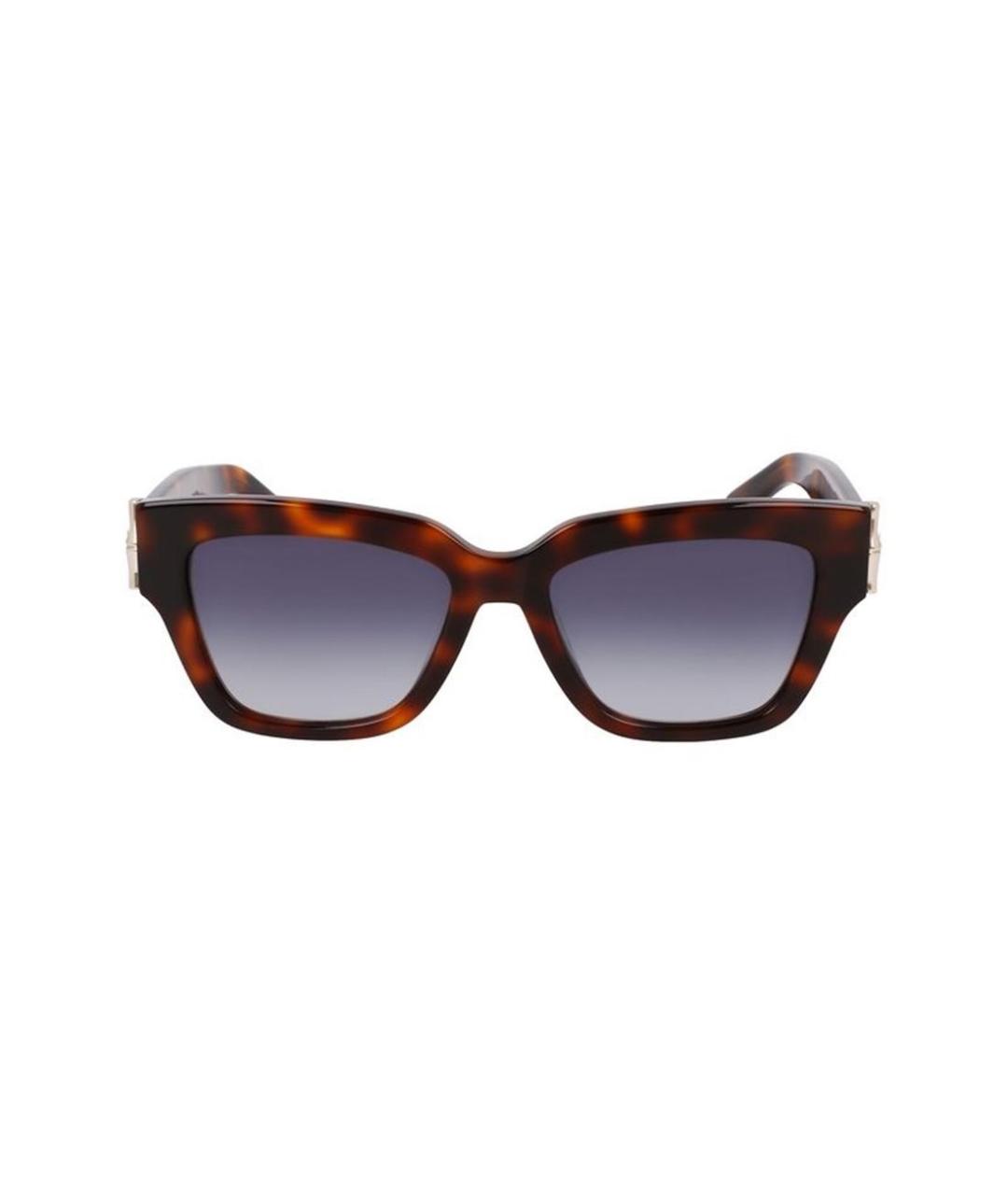 LONGCHAMP Коричневые солнцезащитные очки, фото 2