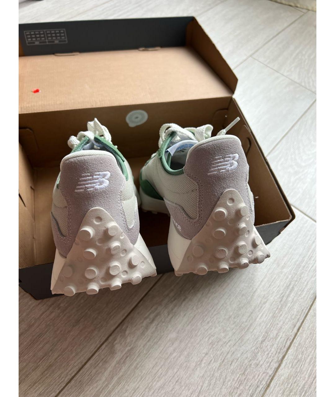 NEW BALANCE Зеленые низкие кроссовки / кеды, фото 3