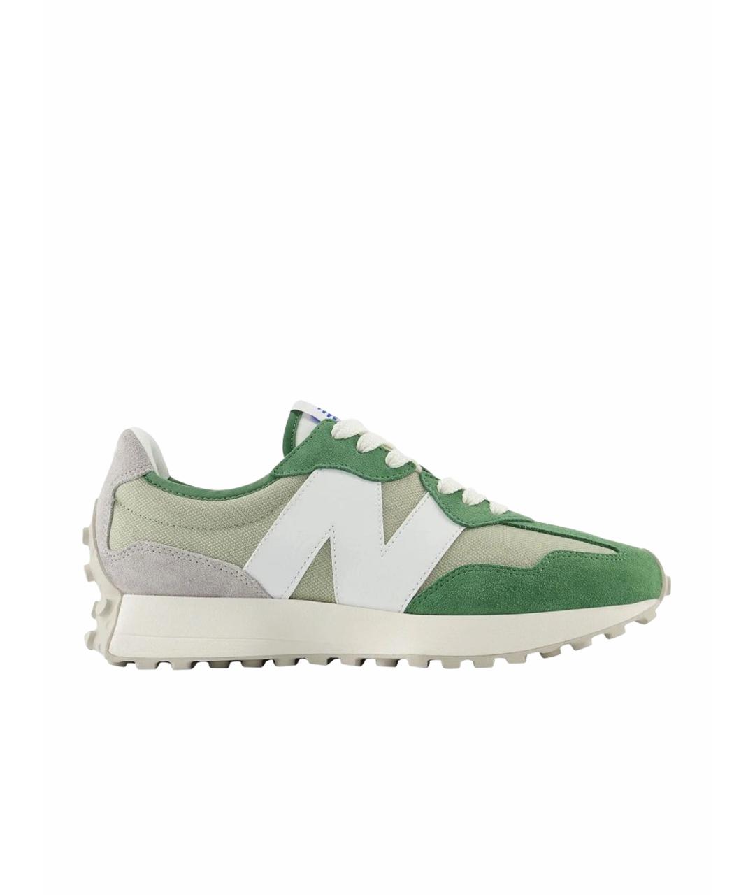 NEW BALANCE Зеленые низкие кроссовки / кеды, фото 1