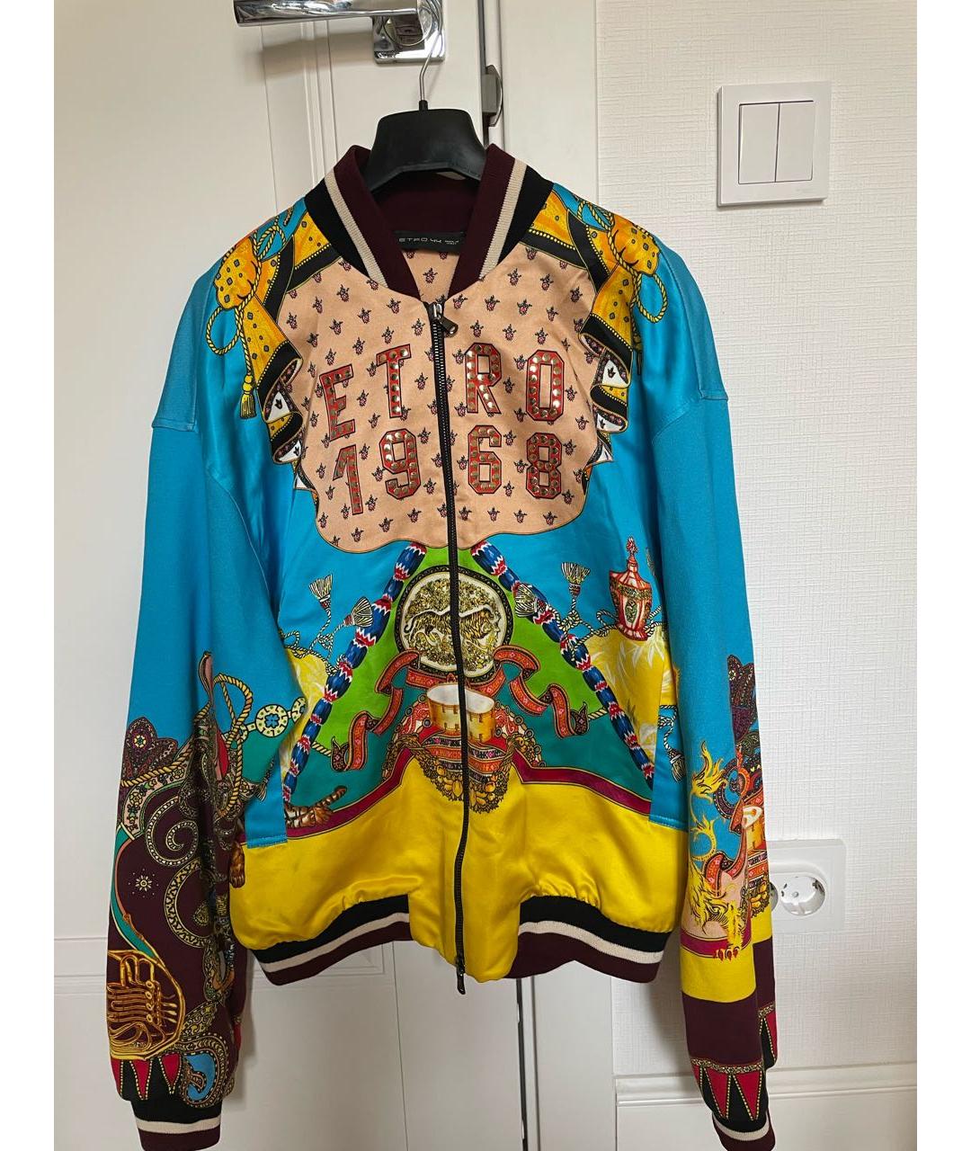 ETRO Мульти атласная куртка, фото 6