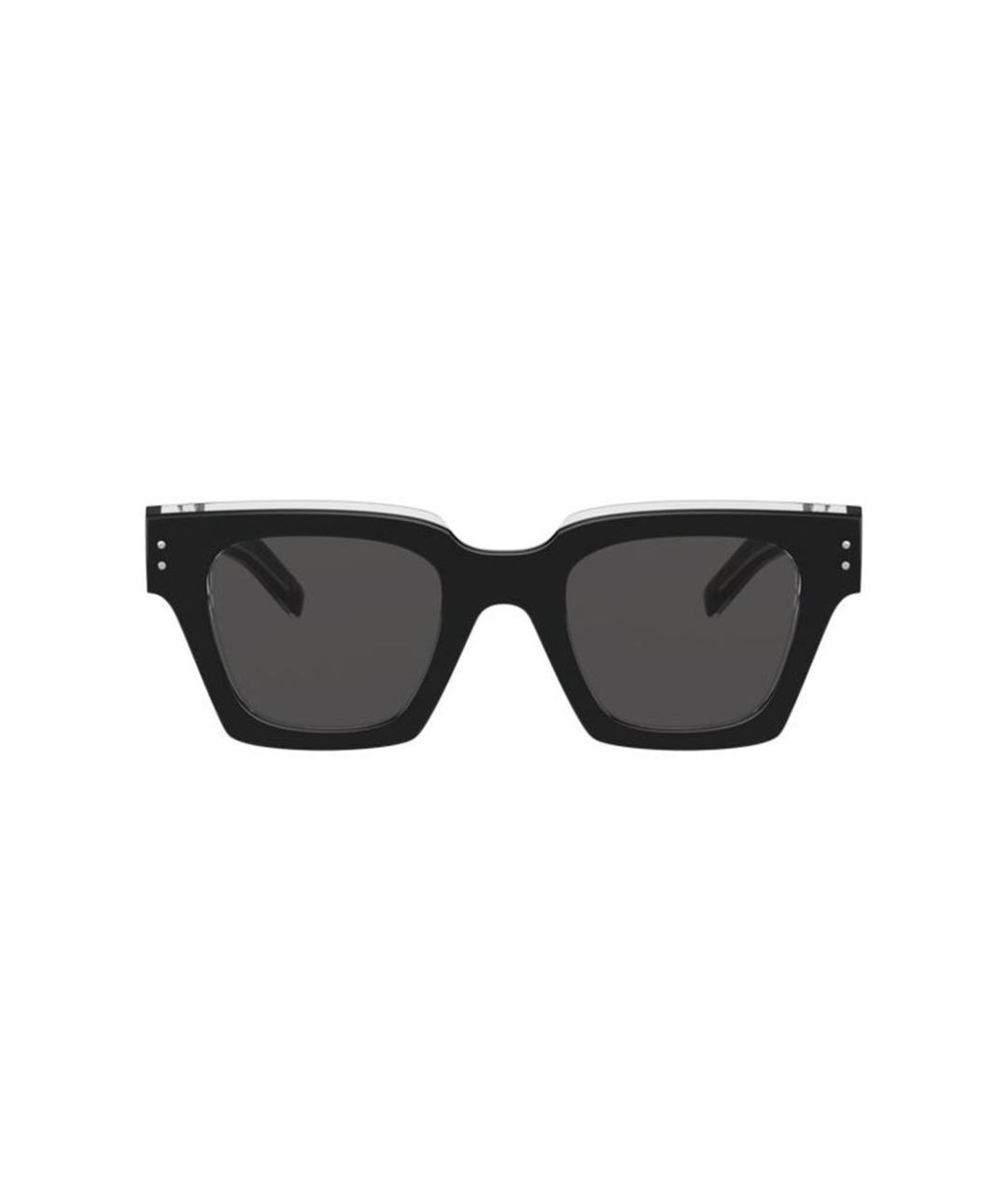 DOLCE&GABBANA Черные солнцезащитные очки, фото 2