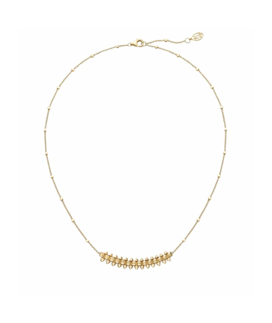 CARTIER Золотое колье из желтого золота, фото 1