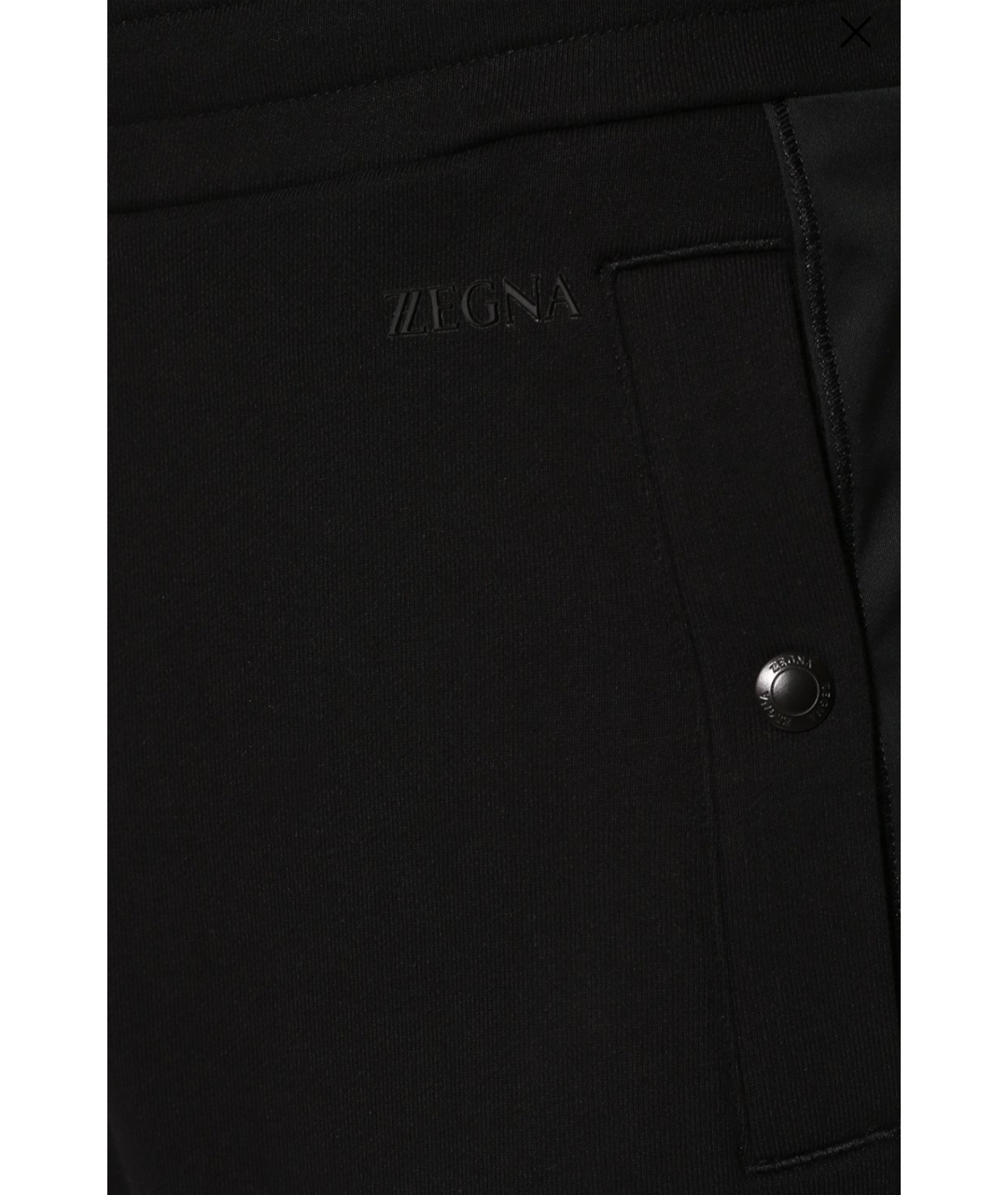 ZZEGNA Черные хлопковые брюки чинос, фото 4
