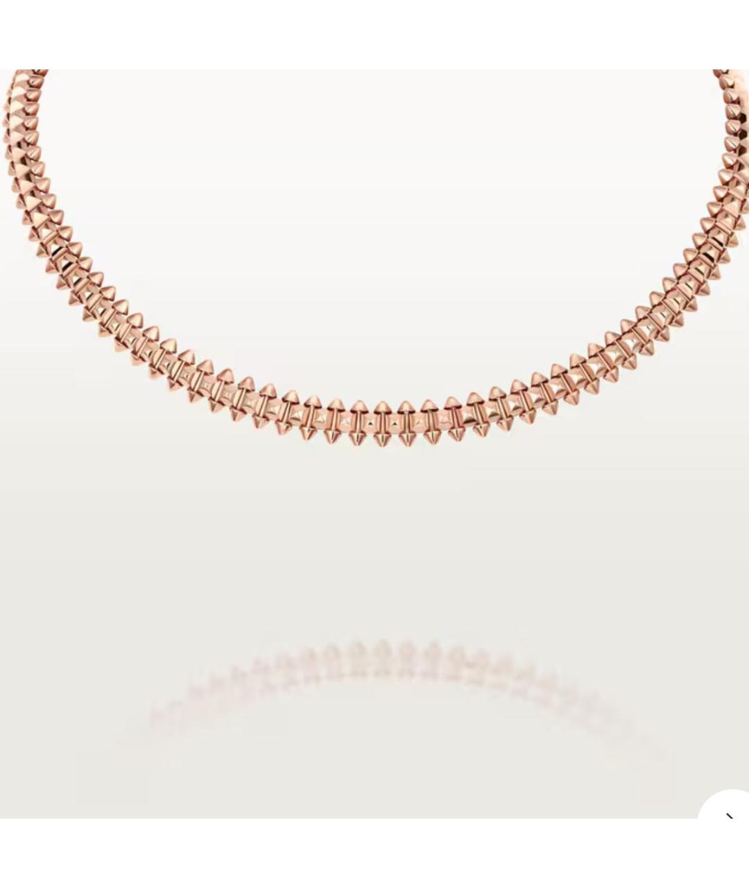 CARTIER Розовое колье из розового золота, фото 2