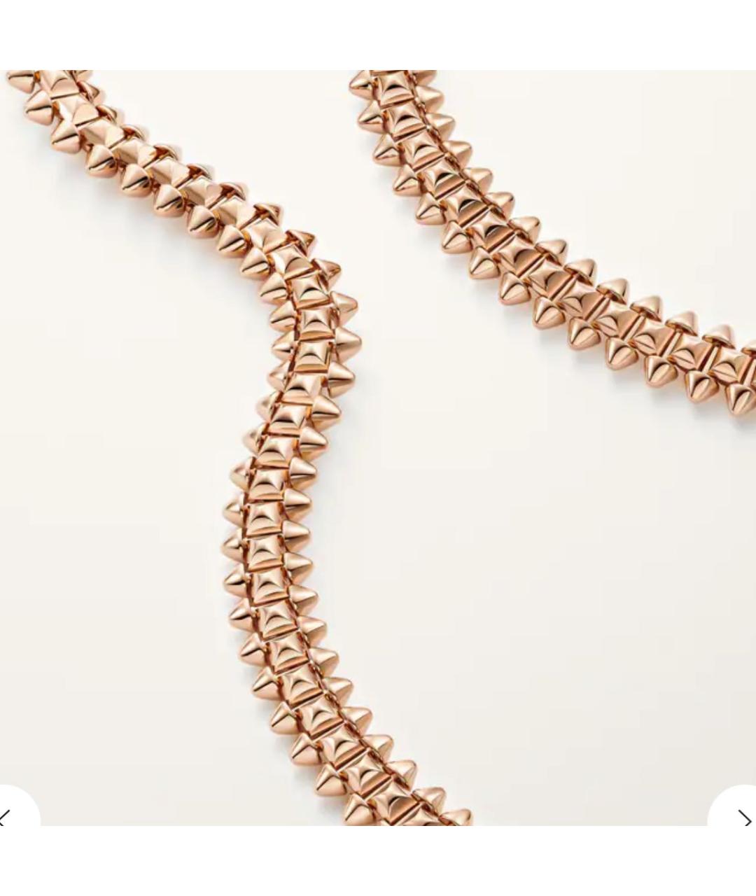 CARTIER Розовое колье из розового золота, фото 4