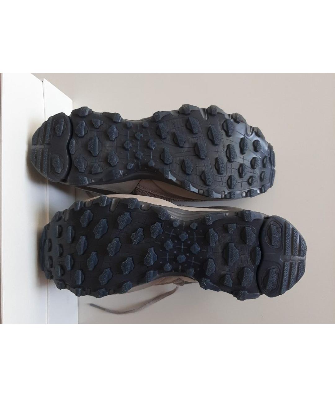 ADIDAS Серые нубуковые низкие кроссовки / кеды, фото 9