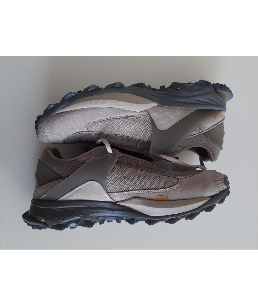 ADIDAS Серые нубуковые низкие кроссовки / кеды, фото 7