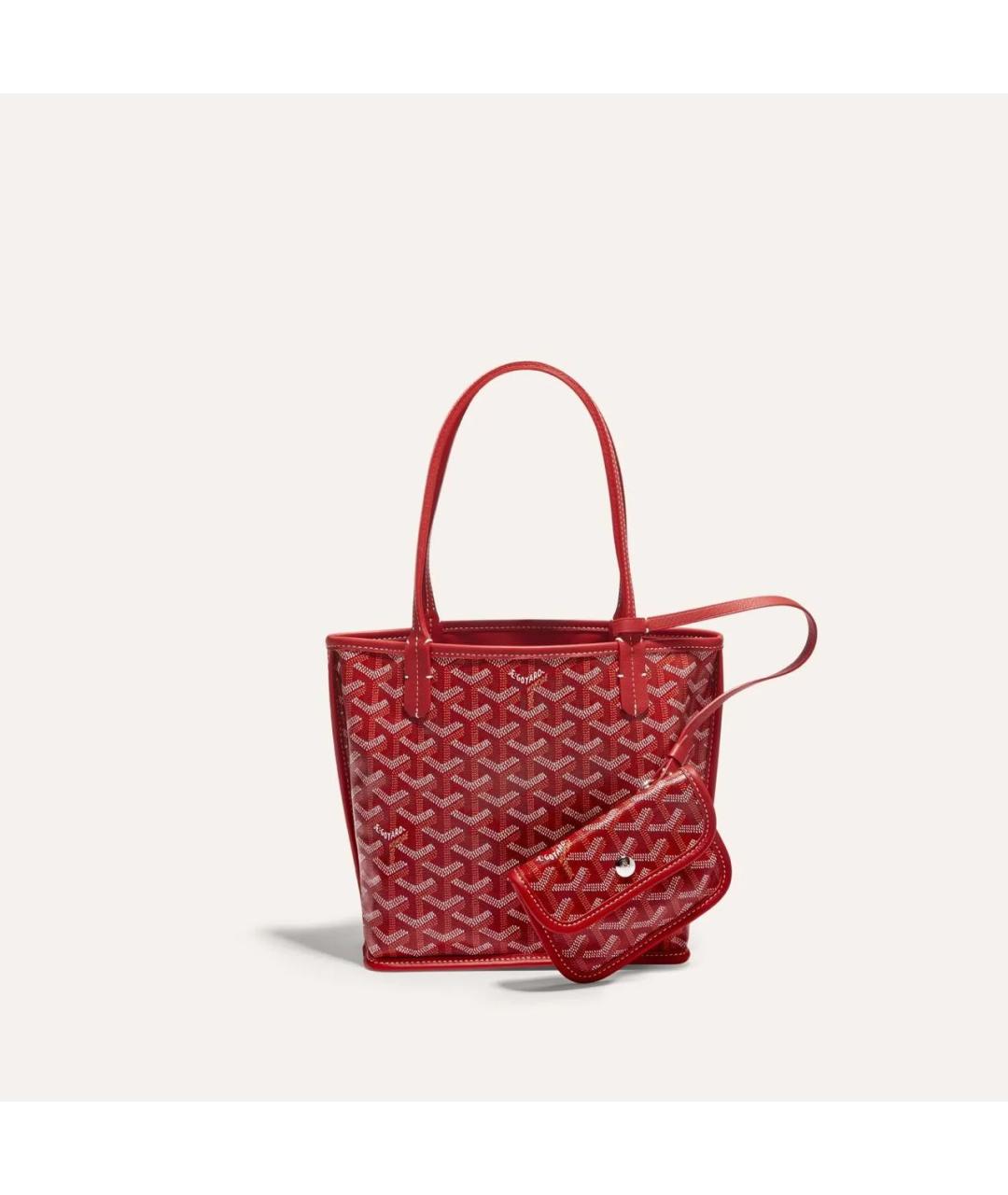 GOYARD Красная сумка тоут, фото 2