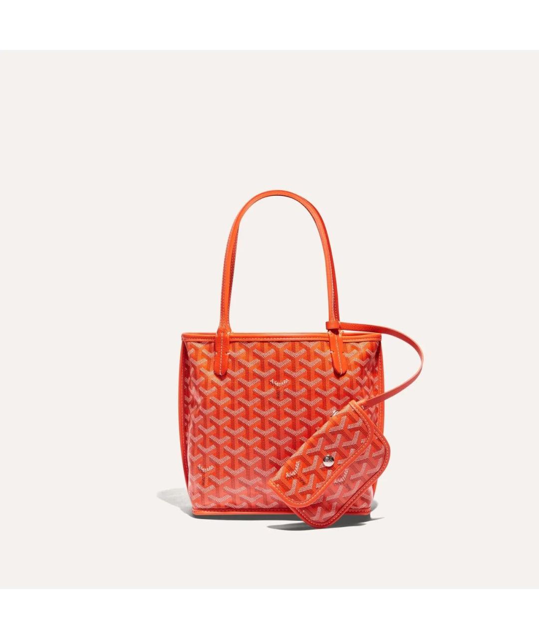 GOYARD Оранжевая сумка тоут, фото 2