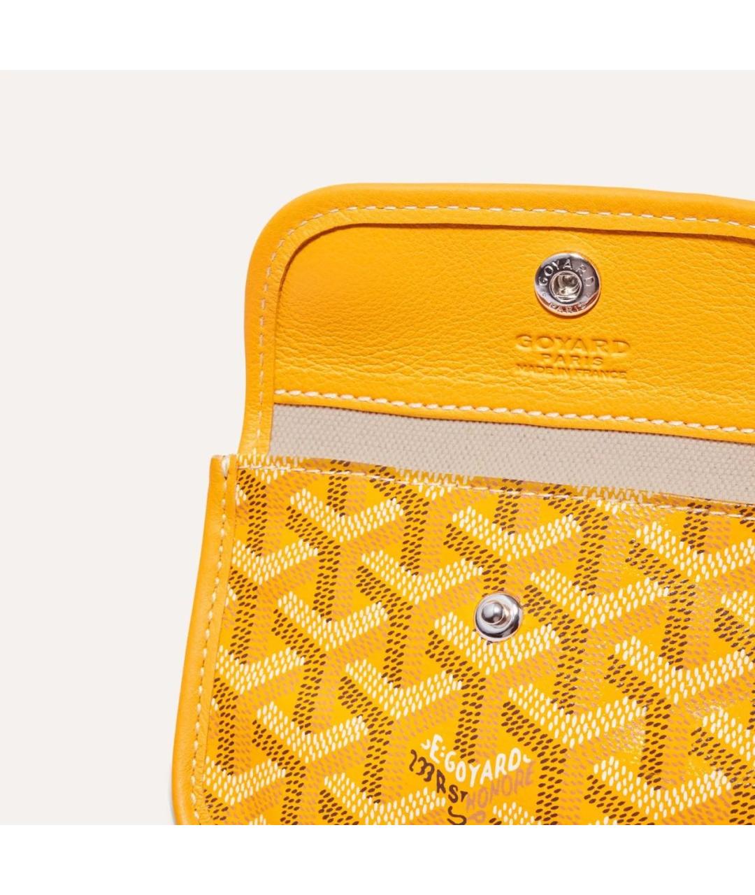 GOYARD Желтая сумка тоут, фото 6
