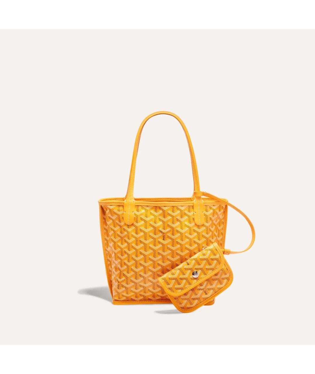 GOYARD Желтая сумка тоут, фото 2
