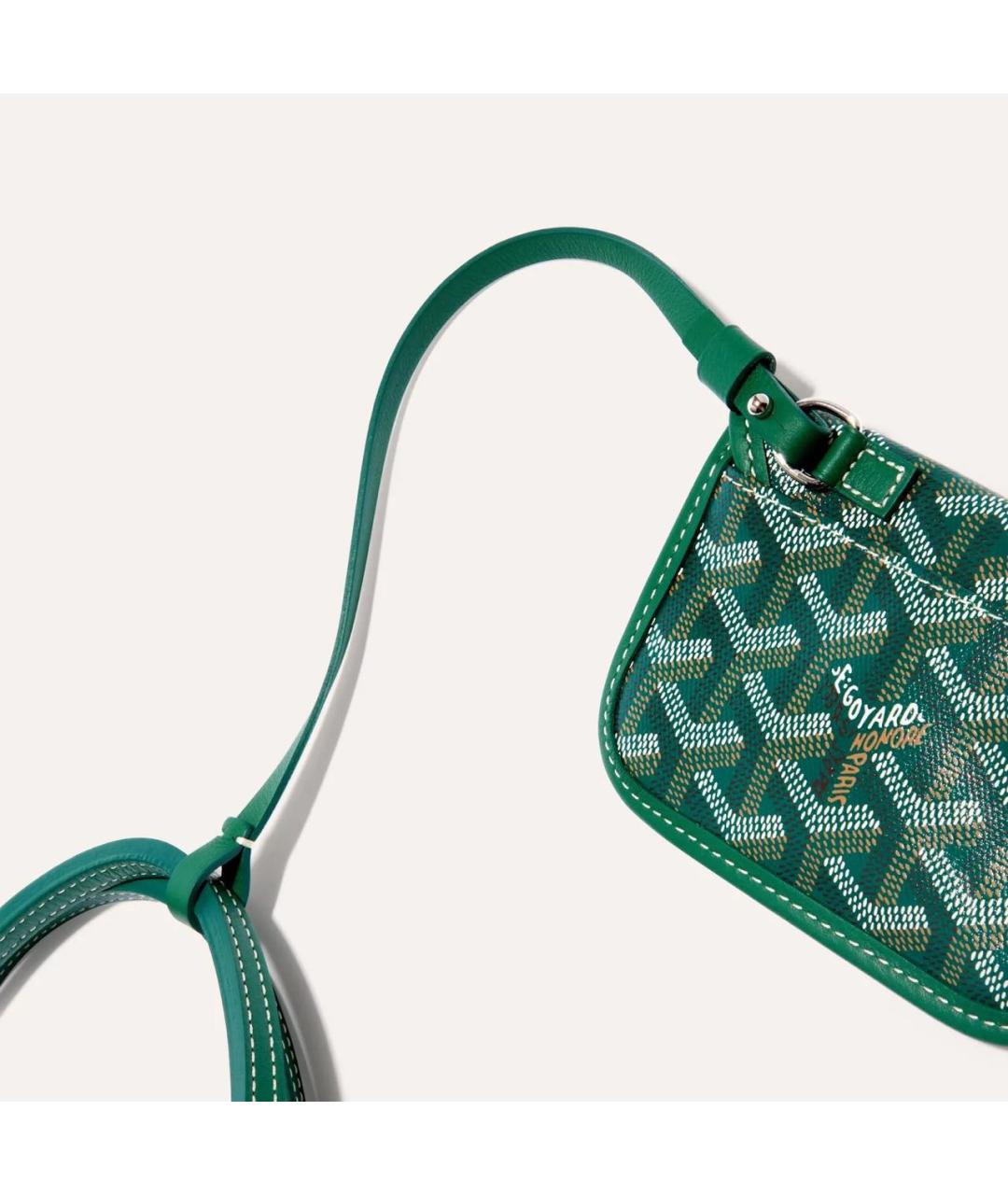 GOYARD Зеленая сумка тоут, фото 4