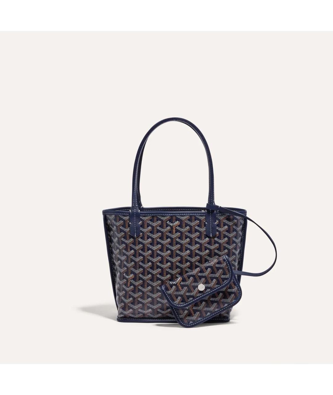 GOYARD Темно-синяя сумка тоут, фото 2