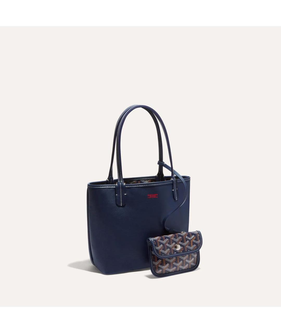 GOYARD Темно-синяя сумка тоут, фото 7