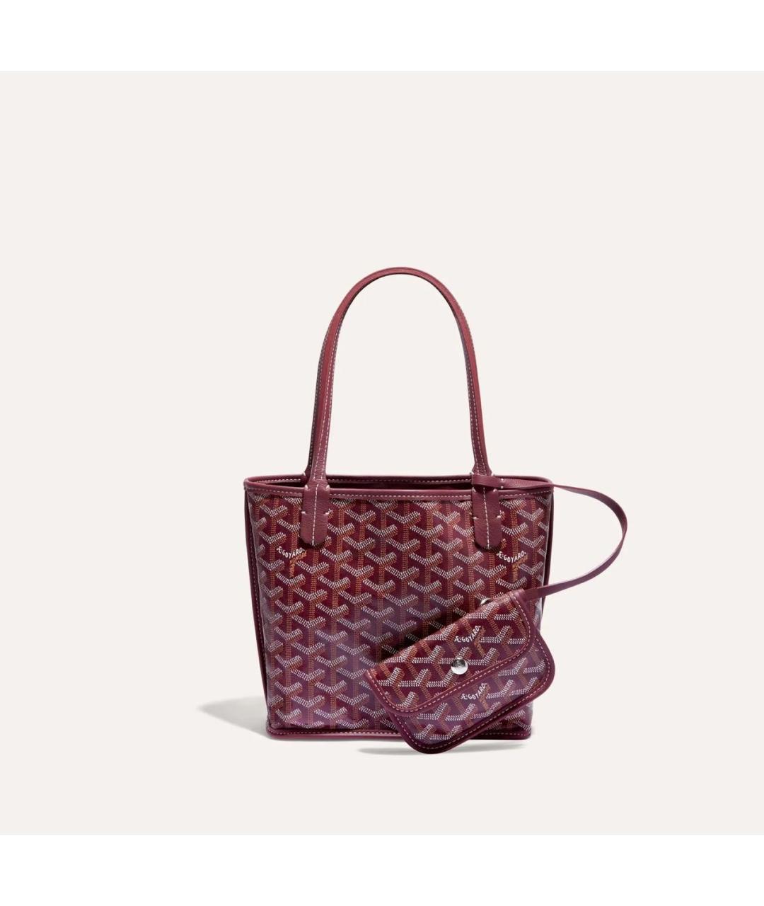 GOYARD Бордовая сумка тоут, фото 2