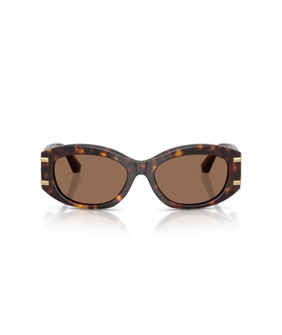 DOLCE&GABBANA Коричневые солнцезащитные очки, фото 2