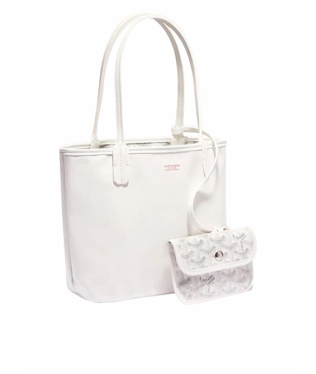 GOYARD Белая сумка тоут, фото 1