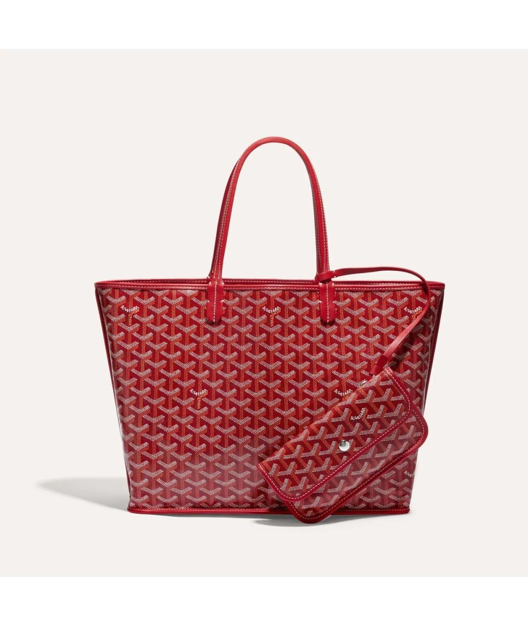 GOYARD Красная сумка тоут, фото 2