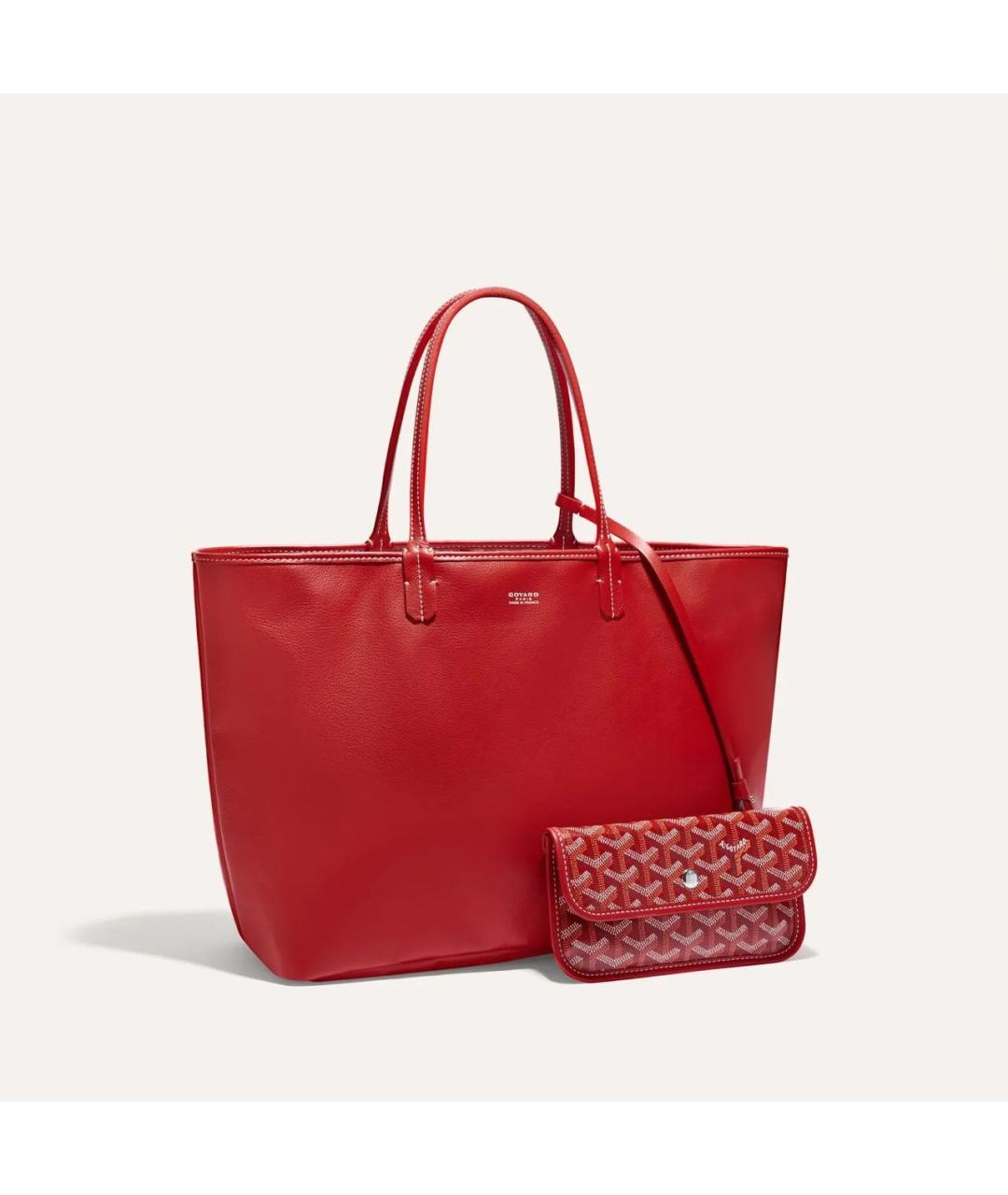 GOYARD Красная сумка тоут, фото 7