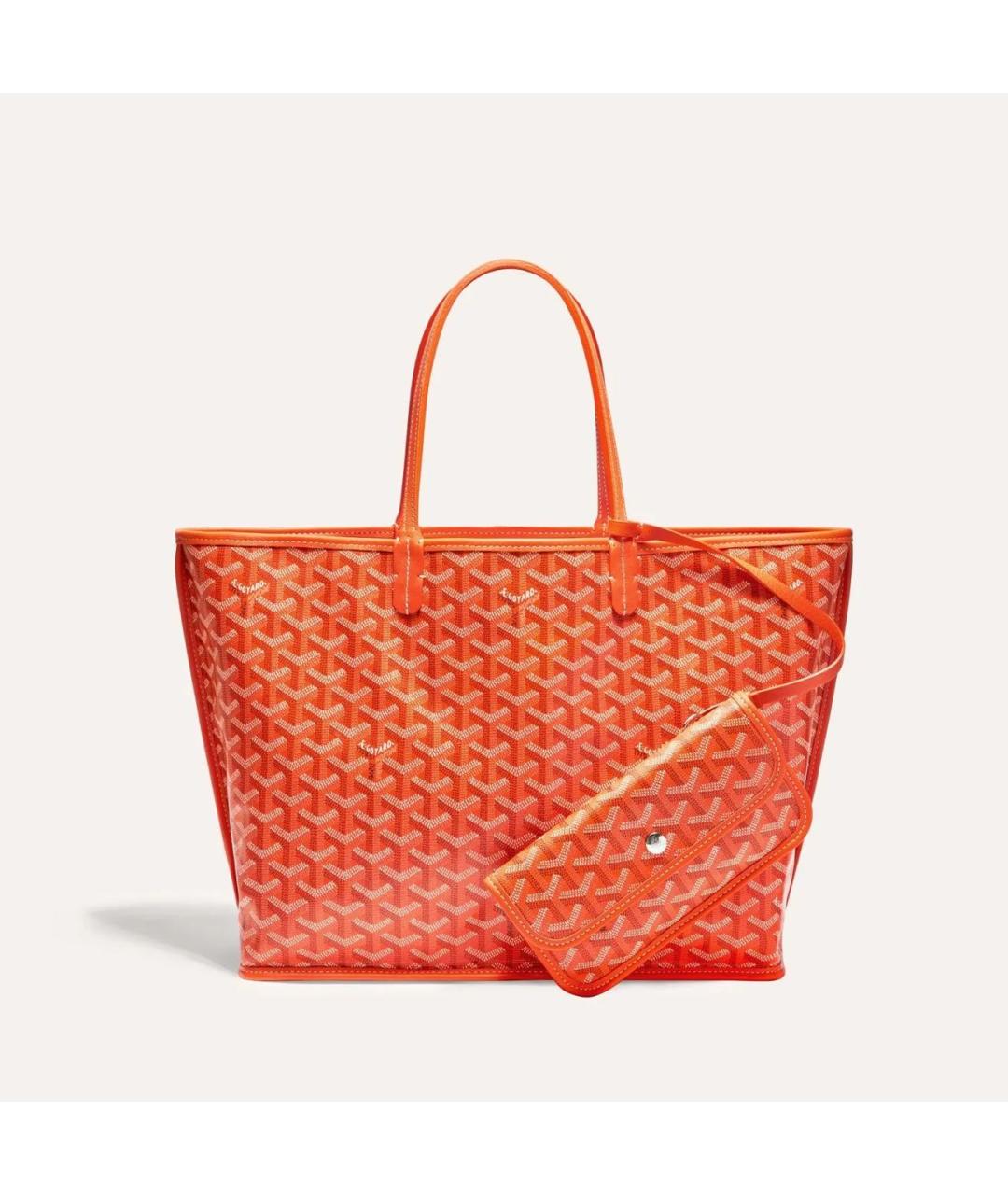 GOYARD Оранжевая сумка тоут, фото 2