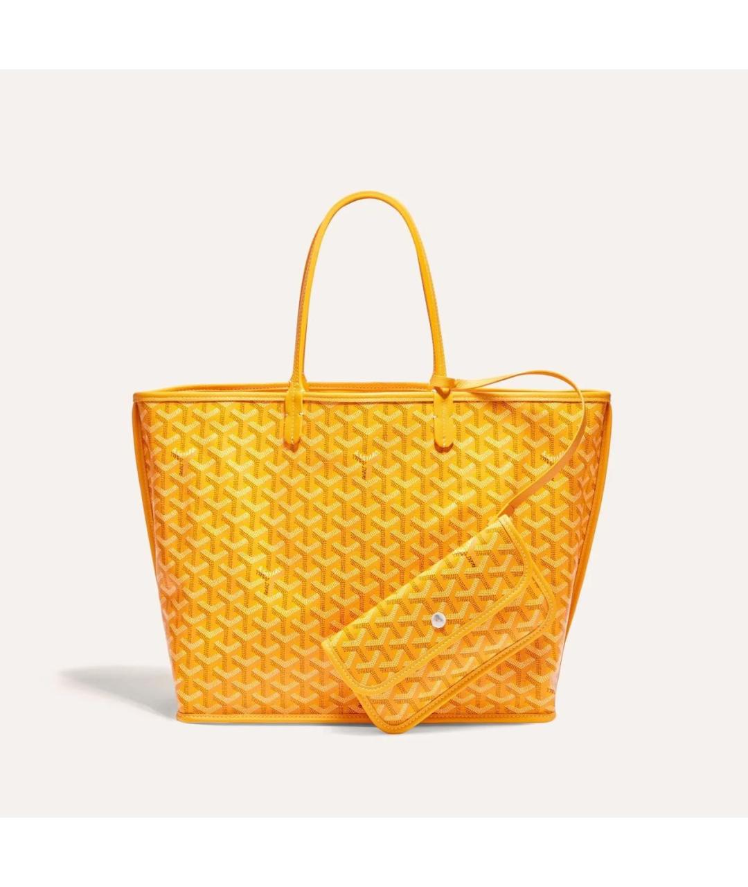 GOYARD Желтая сумка тоут, фото 2