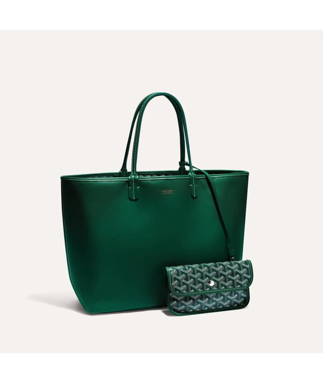 GOYARD Зеленая сумка тоут, фото 7