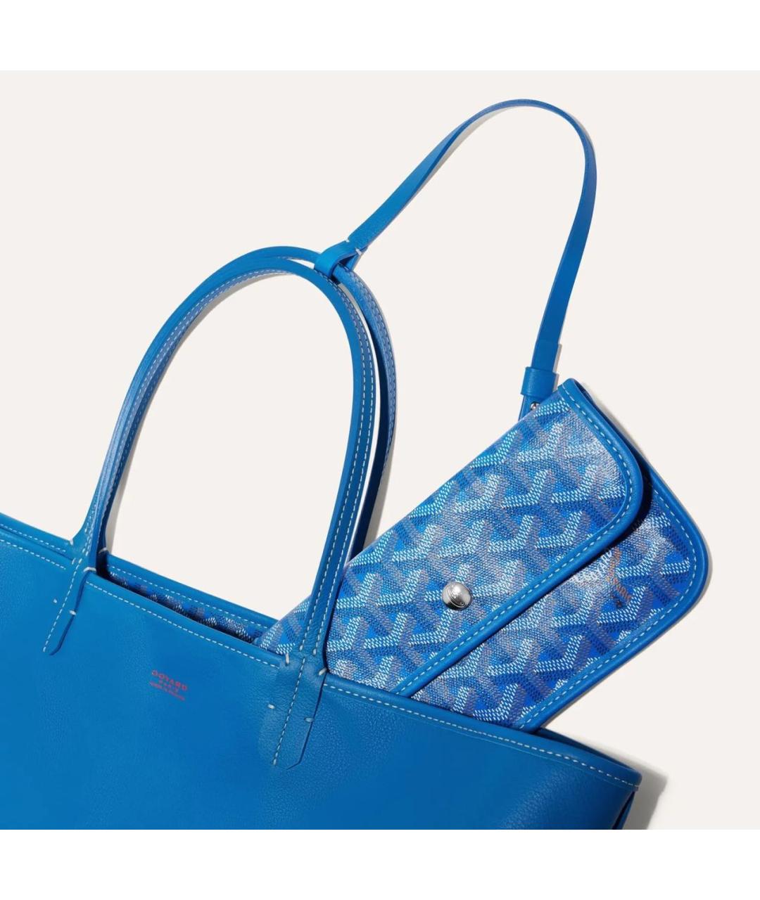 GOYARD Синяя сумка тоут, фото 3