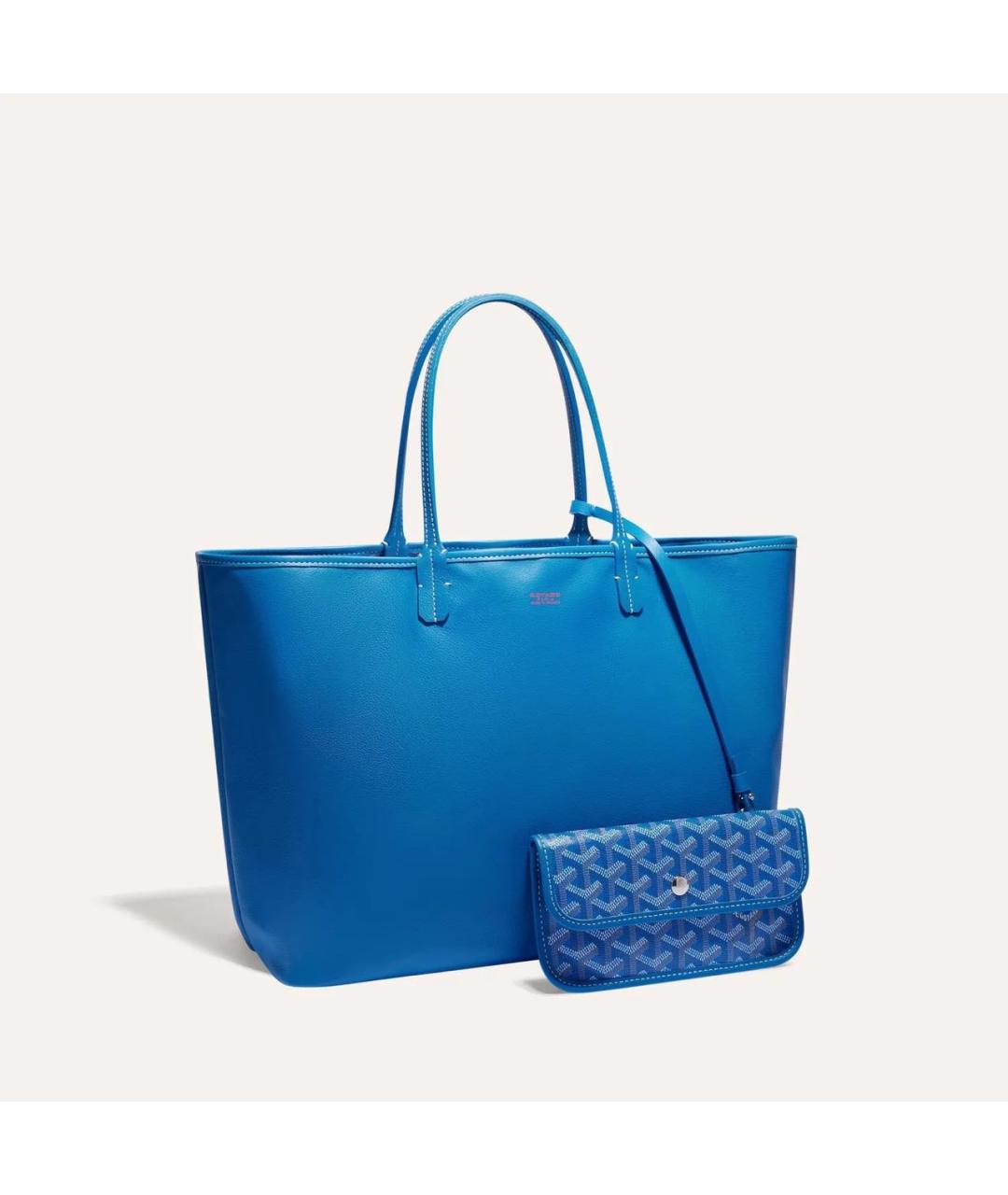 GOYARD Синяя сумка тоут, фото 7