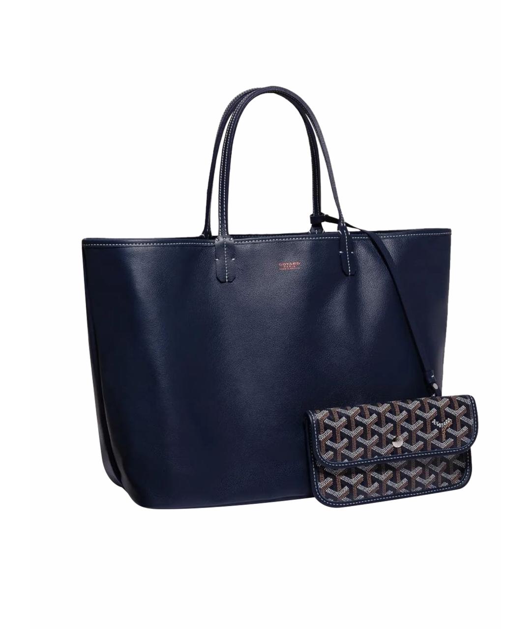 GOYARD Темно-синяя сумка тоут, фото 1