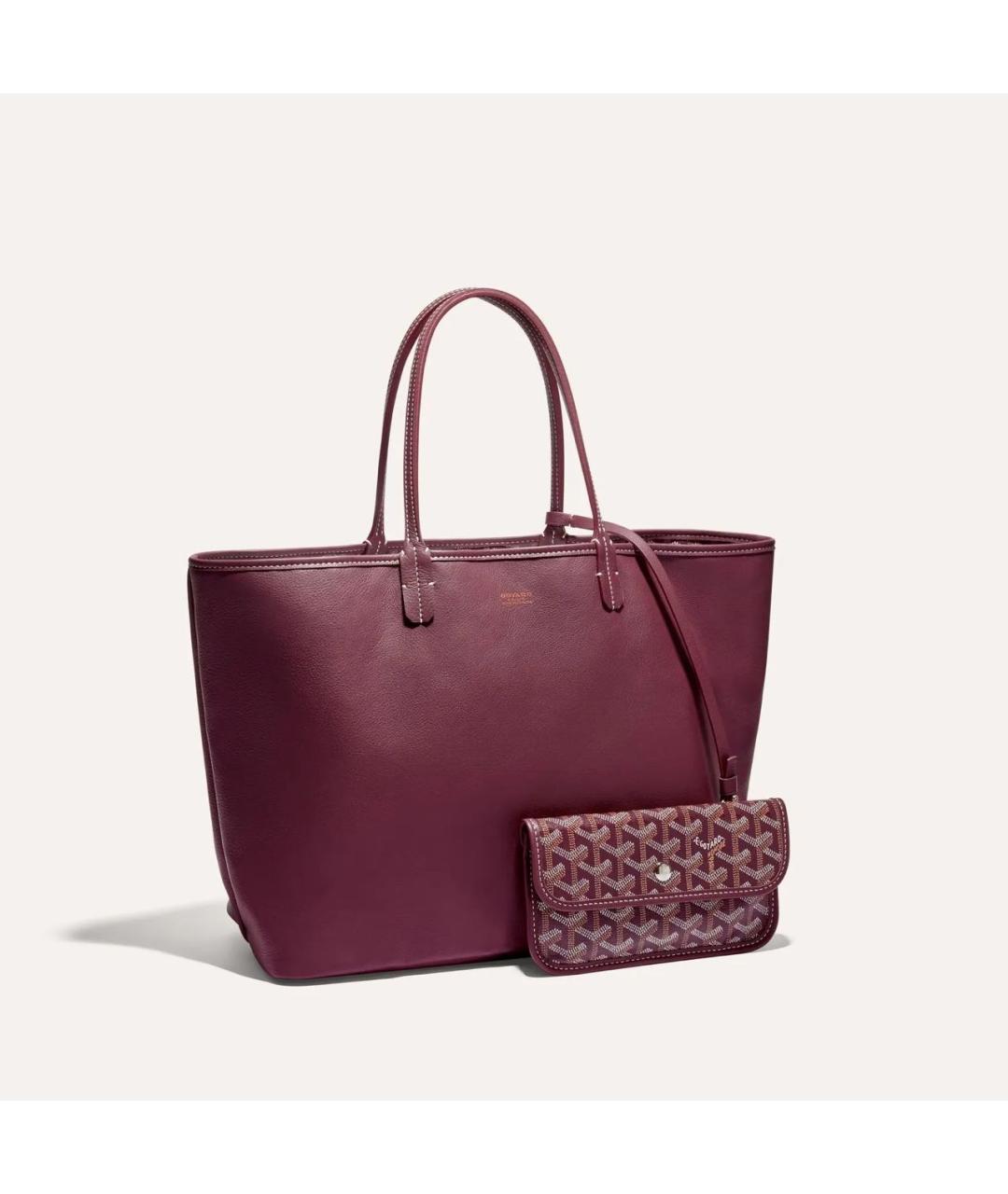 GOYARD Бордовая сумка тоут, фото 7