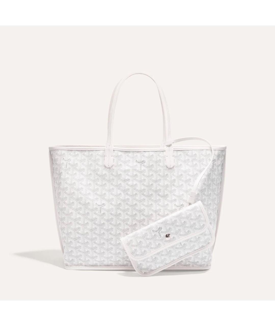 GOYARD Белая сумка тоут, фото 2