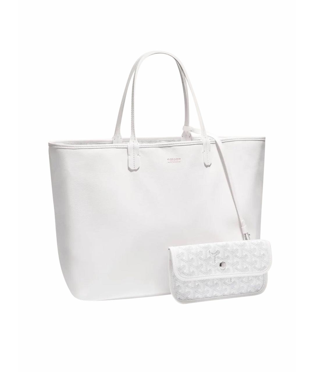 GOYARD Белая сумка тоут, фото 1