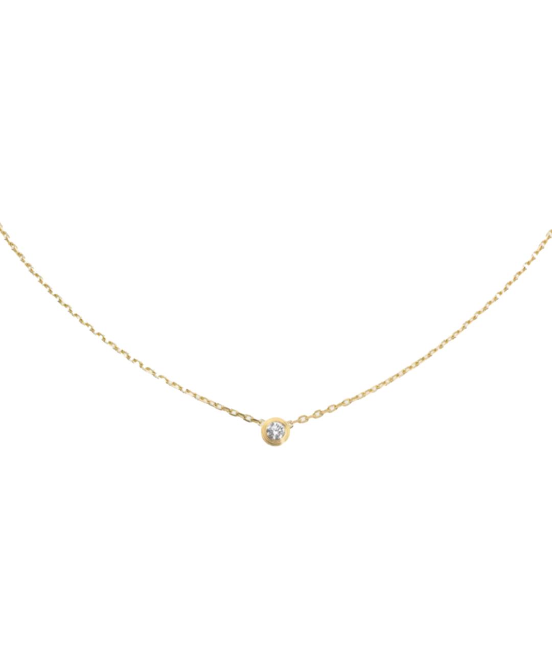 CARTIER Золотое колье из желтого золота, фото 1