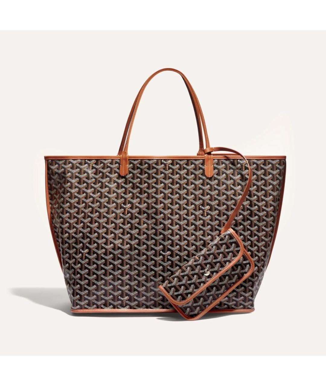 GOYARD Коричневая сумка тоут, фото 2