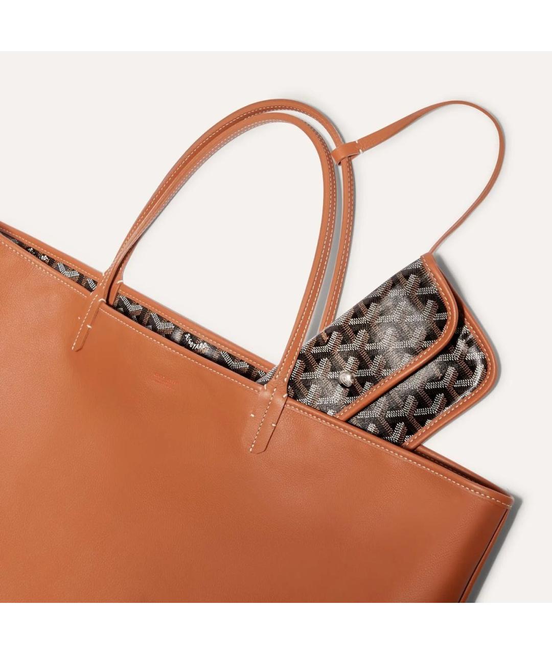 GOYARD Коричневая сумка тоут, фото 3