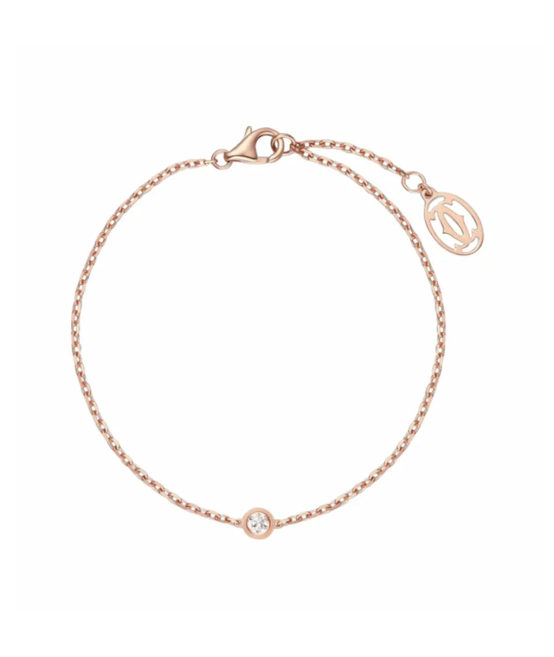 CARTIER Розовый браслет из розового золота, фото 1