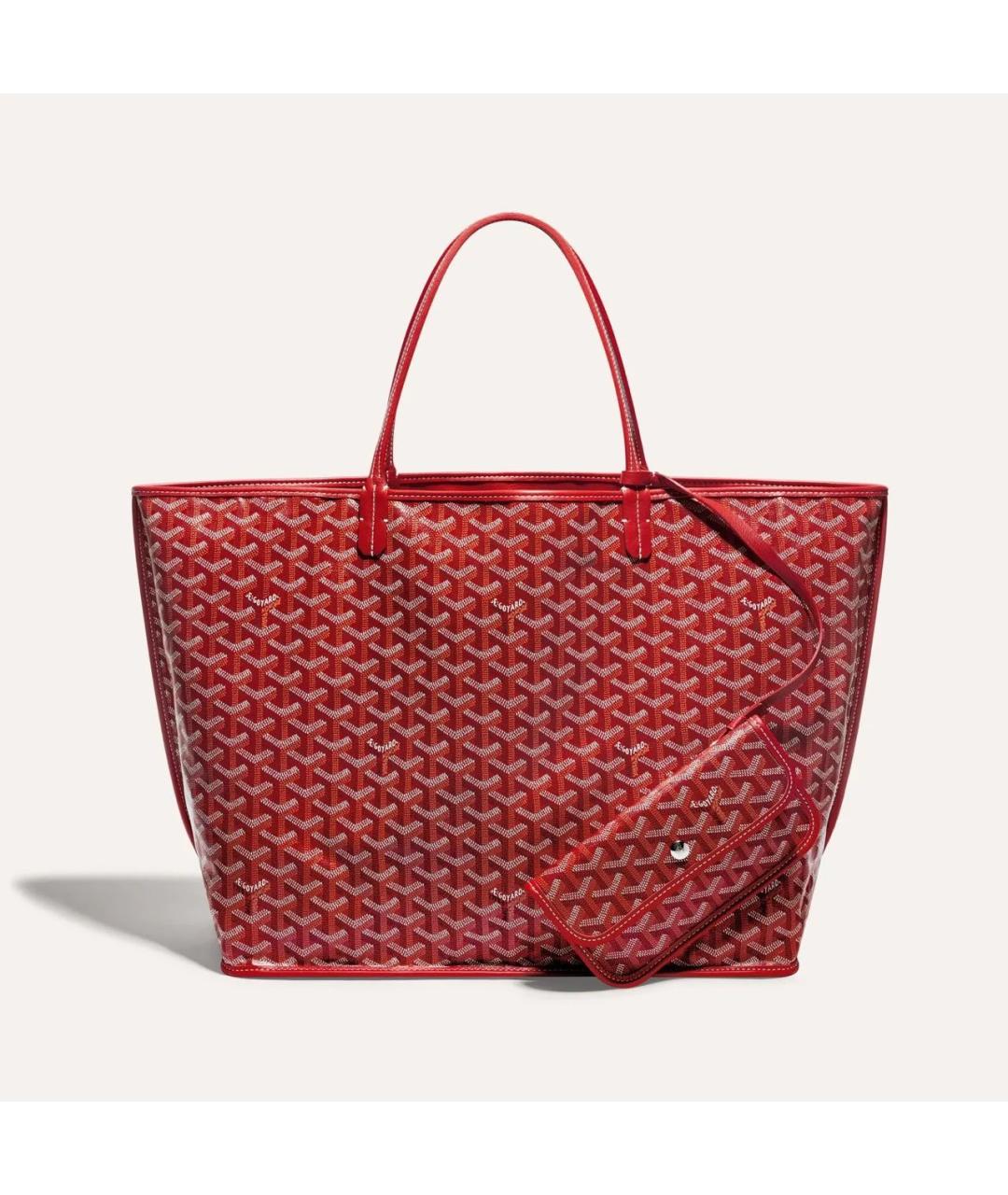 GOYARD Красная сумка тоут, фото 2