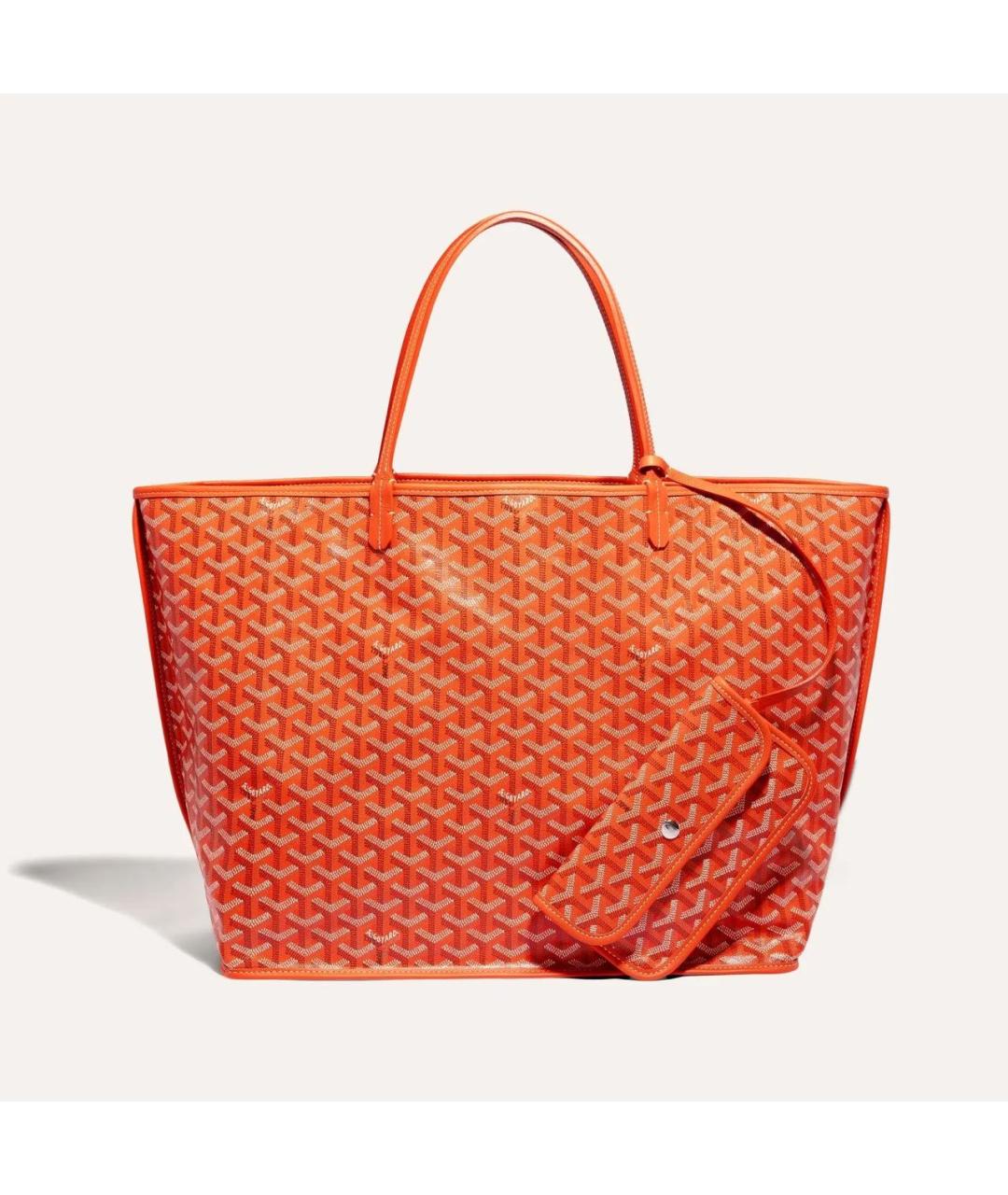 GOYARD Оранжевая сумка тоут, фото 2