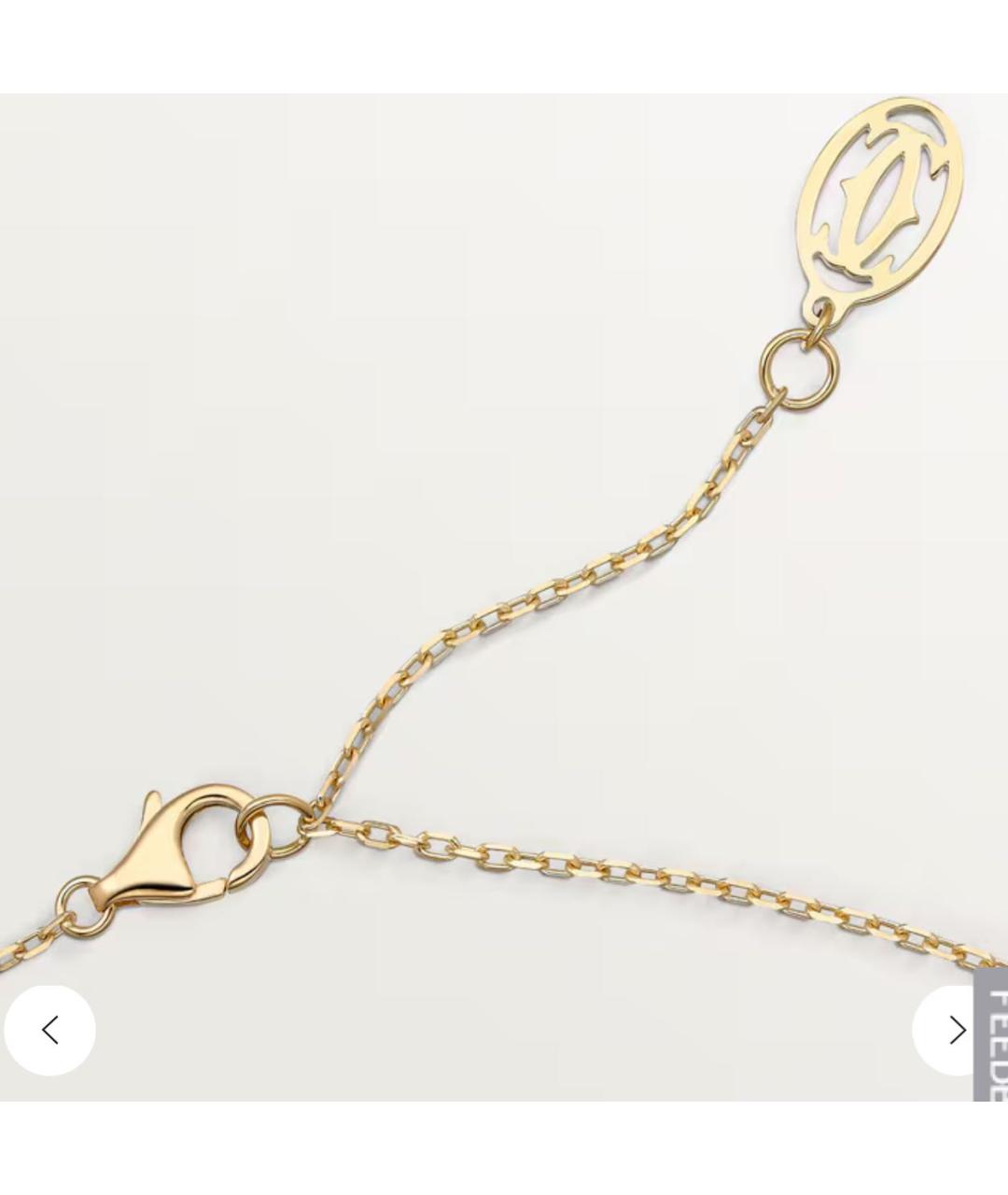 CARTIER Золотое колье из желтого золота, фото 4