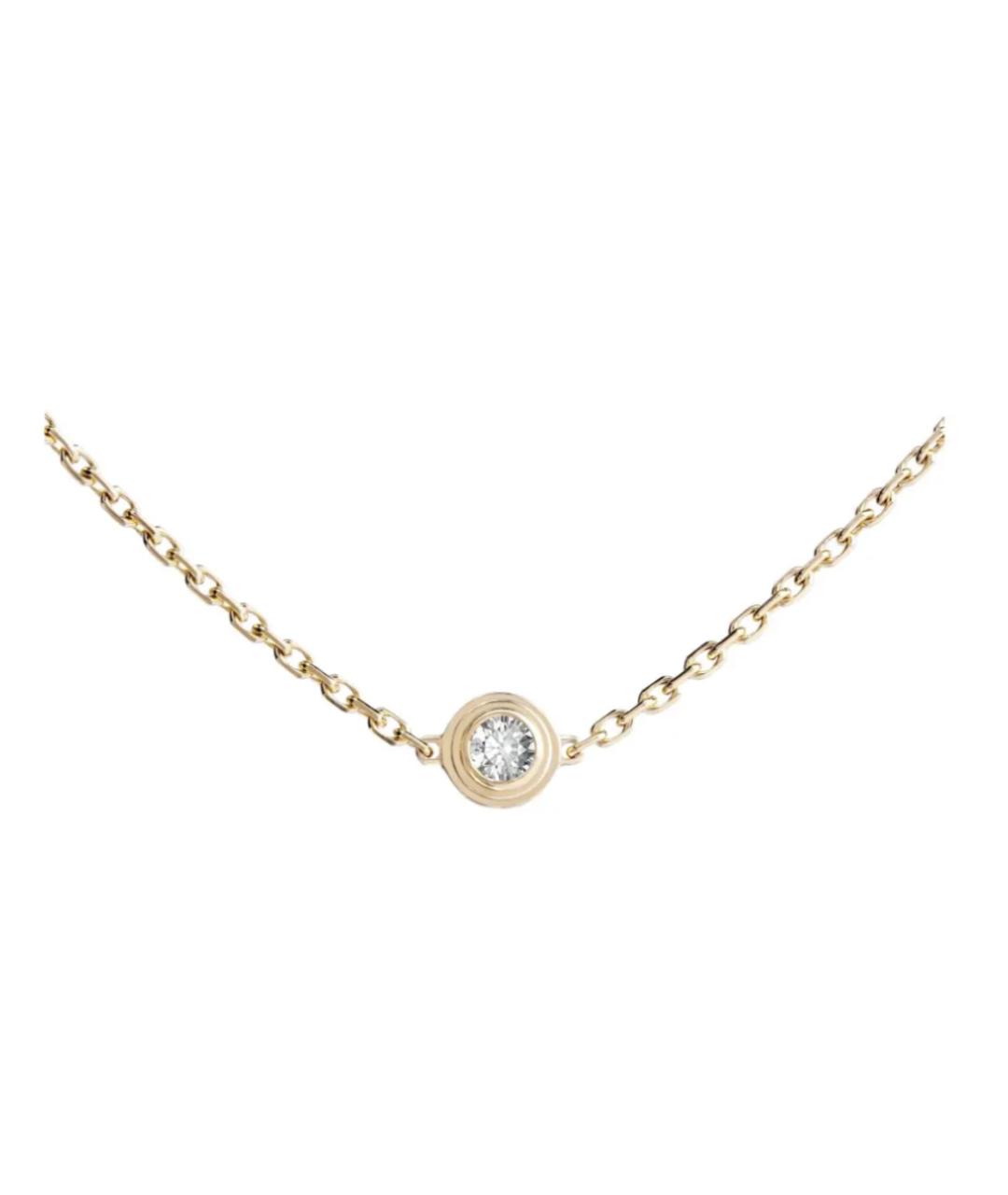 CARTIER Золотое колье из желтого золота, фото 1
