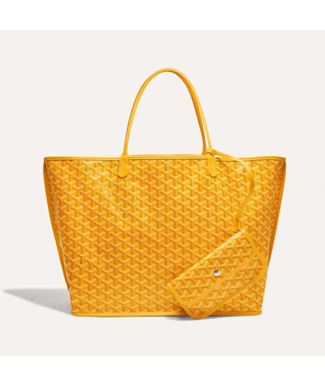 GOYARD Желтая сумка тоут, фото 2