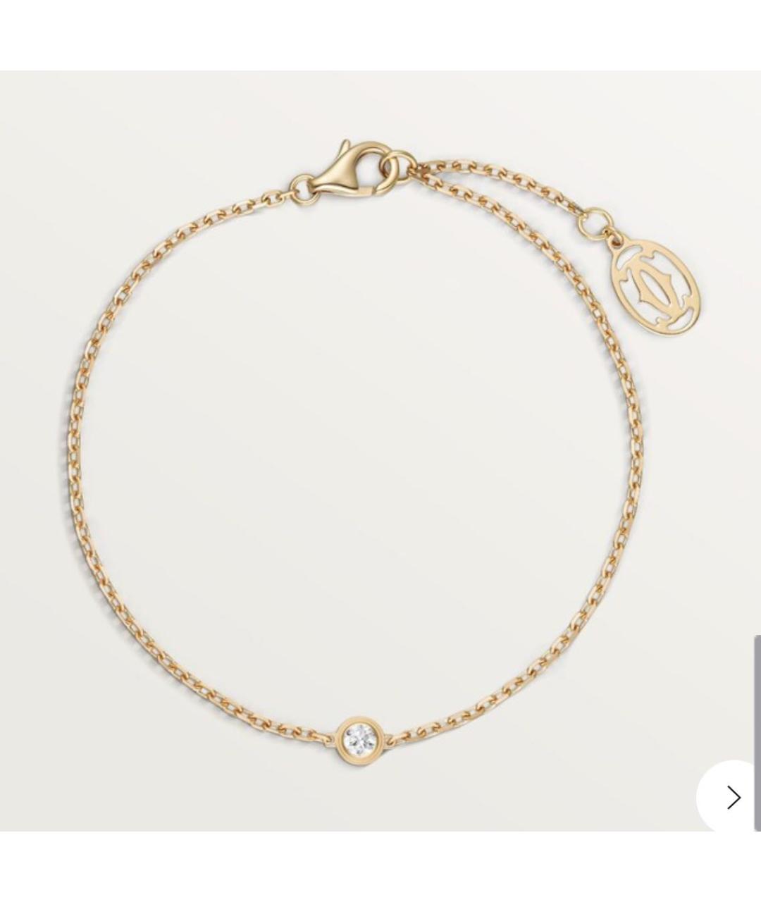 CARTIER Золотой браслет из желтого золота, фото 2